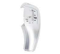 Ejoyous Shift Lever Trim Cover,Plastic Decorative Cover for Car Gear Shift Lever,Replacement for E60 E61 2008-2010,Easy Installation and Sporty Look (Gunmetal Plating) (Electroplated Silver)