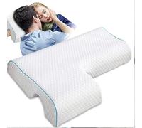 Ejoyous Side Sleeper Pillow with Armhole, Memory Foam Cuddle Pillow for Couples, Ergonomic Anti Pressure Slow Rebound Sleeping Pillow for Arm Rest (Right: 80A805608)