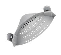 Ejoyous Silicone Clip On Pasta Strainer, 446°F Heat Resistant (Gray)