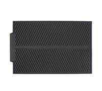 Ejoyous Silicone Dish Drying Mat, Twill Drain Design Kitchen Drying Mat, Anti Slip Easy Clean Shock Proof Counter Protector for Sink Side Counter Use (Small)