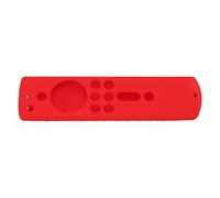 Ejoyous Silicone Protective Case Remote Control Silicone Case for Fire TV Stick 4K 2018 Anti Slip Shockproof Cover with Lanyard Precise Cutouts for Kids Pets Home Use (Red)
