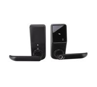 Ejoyous Smart Door Lock Zinc Alloy Fingerprint Latch Bluetooth App Password Key Unlock 35 to 55mm Door Thickness 4AA Power for Home Hotel Apartment Office