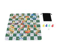 Ejoyous Snakes and Ladders Board Game Set, Classic Strategy Game for Family Night, Portable Board Kit for Home Travel Picnic