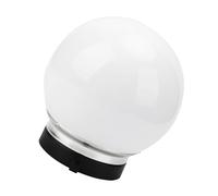 Ejoyous Soft Light Cover, Spherical Shape 360 degree Lighting Alloy and Plastic Even Light 15 Cm Lamp Socket Translucent for Portrait