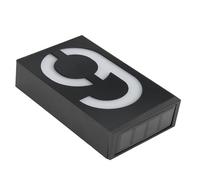 Ejoyous Solar Number Light Sign, LED House Numbers for Outside with Solar Charging and Rainproof, Large Font Design for Shop Gates Room Doors Wall Decor (Number 6)