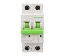 Ejoyous Solar PV System Circuit Breaker, ABS DC Miniature Circuit Breaker 2P 550V 6000A Thermal Magnetic Trip for Solar Photovoltaic DC Power Marine Load Control Isolation (32A)