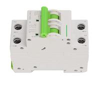 Ejoyous Solar PV System Circuit Breaker, ABS DC Miniature Circuit Breaker 2P 550V 6000A Thermal Magnetic Trip for Solar Photovoltaic DC Power Marine Load Control Isolation (16A)