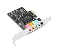 Ejoyous Sound Card 6 Channel PCI Express Hardware for PC with CMI8738 5.1 Multi-Channel Chip Support 7 Vista XP 32 64 Bit
