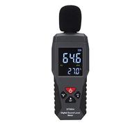 Ejoyous Sound Water Level Meter Decibel Noise 4-digit Display 30-130dB with Data Stop Function Alarm for Factory Office Bauhaus School