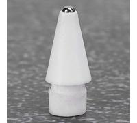 Ejoyous Spare Nib Tip, POM Fine Point Touchscreen Pen Nib, Metal Needle Replacement for Pencil 1st 2nd Generation, Easy Install, Precise Writing, Drawing for Students Artists (White)