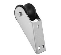 Ejoyous Stainless Steel Bow Roller, Heavy Duty 304 Marine Grade with Protective Black Nylon Roller, for Boat Yacht Docking Accessories