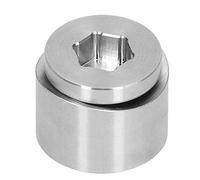 Ejoyous Stainless Steel Lambda Sensor Plug O2 Sensor Plug Lambda Thread Insert M18 X 1.5 Threaded Recessed Step for Welding in for Exhaust Downpipe