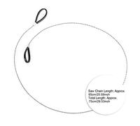 Ejoyous Stainless Steel Wire Saw, Survival Emergency Tool for Outdoor Camping, Bushcraft Gear, Hiking, Tree Cutting