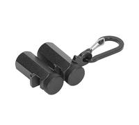 Ejoyous Stair Gauges, Aluminum Alloy Framing Square Stair Gauges Tall Stops for Stringer and Rafter Layout, Non Slip Grip, Concave View Cut, Wire Rope Holder for Carpenters (Black)
