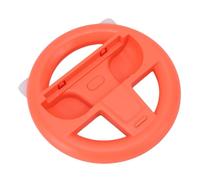 Ejoyous Steering Wheel Fit for 2 Controller, ABS Racing Wheel with RGB Ambient Light, 3 Second Install, Anti Slip Grip, Detachable Center Button for Racing Game Players (Orange)