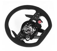 Ejoyous Steering Wheel Replacement Flat Bottom Wheel Assembly with Hand Stitched Grey Seam Start Stop Drive Select Paddle Shifters for RS3 RS4 RS5 RS6 RS7 R8 2010 2021