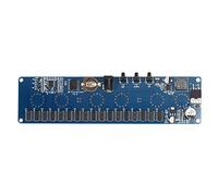 Ejoyous STM8S005 RGB Circuit Board PCB MicroUSB 12V 1A LED Clock Board with Integrated IC Driver 24 Hour Time Display for DIY Nixie Tube Clock Electronics Users (DC jack)