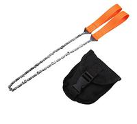 Ejoyous Survival Chain Saw Pocket Chainsaw Handheld Chainsaw Portable Lightweight Fast Cutting for Camping Hiking Firewood with Manganese Steel Nylon Handle 40.6 Inch