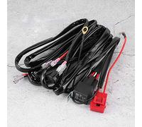 Ejoyous Switch Wiring Harness, ABS LED Light Harness 12V 40A with 30A Fuse Design Indicator Switch for Work Light Fog LED Bar Car Accessory