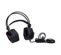 Ejoyous TAIDU Wired Gaming Headset, 40mm Drivers 3D Surround Sound | Over Ear Design, Noise Cancelling Microphone, 7.2ft Cable, LED Lighting, PC Compatible, Adjustable Volume