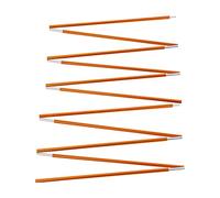 Ejoyous Tent Pole Replacements Set of 2, 8.5mm x 36cm Aluminum Alloy Outdoor Tent Building Rod with Elastic Shock Corded Tent Support Frames Repair Kit for Camping Hiking Gold