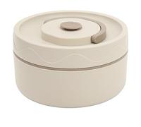 Ejoyous Thermal Lunch Container, 440ml Stainless Steel Portable Cooking Pot, Double Layer Heat Preservation, Effective Sealing Design, Easy to Carry round Design