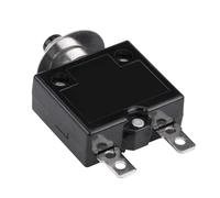 Ejoyous Thermal Switch Reset, Fuse Circuit Breaker Thermal Manual Resettable Thermal Switch Circuit Breaker Compact Thermal Protection Switch, for Auto Industry Marine Treadmill (8A)