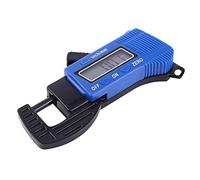 Ejoyous Thickness Gauge Digital Thickness Caliper Measuring Tool LCD Display 0-12.7mm 0.01mm Resolution Plastic Body Inch Switch for Paper Leather Metal Jewelry Battery