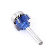 Ejoyous Trimmer Router Bit Round Milling Cutter Woodworking Milling Cutter Trimming Placeholder 8mm Cemented Carbide Cutting Edges with Stable Performance for Electric (Four-blade edge banding 8XR1)