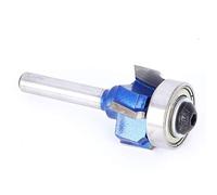 Ejoyous Trimmer Router Bit Round Milling Cutter Woodworking Milling Cutter Trimming Placeholder 8mm Cemented Carbide Cutting Edges with Stable Performance for Electric (Four-blade edge banding 8XR3)