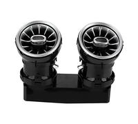 Ejoyous Turbo Air Vent, Durable ABS Turbine Air Vent, 3 Color LED Ambient Light for C GLC Class Models 2015-2018