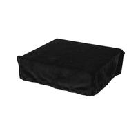 Ejoyous Turntable Dust Cover Velvet Record Player Dust Case with Elastic Fit Washable Soft Protection Against Scratches Pet Hair for AT LP60X AT LP60XBT Home Use (Black)