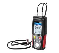 Ejoyous Ultrasonic Thickness Gauge, ABS Digital Coating Thickness Gauge 1 to 225 Mm 5 MHz Split Probe 500 Data Memory for Measuring Metal Plastic Glass Ceramic