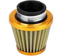 Ejoyous Universal 38mm Motorcycle Air Filter Intake Kit with Offroad ATV Quad Dirt Pit Bike (Gold)
