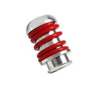 Ejoyous Universal Car Spring Gear Shift Knob Manual Transmission Shifter Aluminum Alloy with Cool Spring Design for Easy Installation Comfortable Touch (Red)