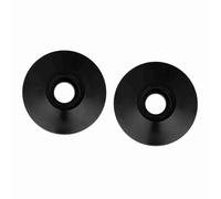 Ejoyous Universal CNC Aluminum Alloy Motorcycle Handlebar End Cap, Durable Black Handle Bar End for All Motorcycles, Easy Installation with Stylish Design (Black)