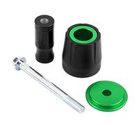 Ejoyous Universal Frame Crash Sliders Motorcycle Frame Protectors Crash Pad Guards with CNC Machined Aluminum for Z125 Z250 Z300 Z650 MT07 MT09 (Green)