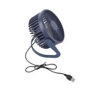 Ejoyous USB Fan, Mini USB Table Fan 360 Degrees Rotation Desk Portable Small Ultralise for Home Desk Office Travel (Dark Blue)