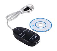 Ejoyous USB Guitar Audio Recording Adapter, Guitar Audio Interface Adapter Cable USB Link Cable Rocksmith Real, for PC Recording and Studio