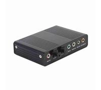 Ejoyous USB Sound Card, External Sound Card 6-Channel Card with SPDIF In/Out USB 2.0 for PC Laptop Plug & Play 48/44 KHz Recording/Playback