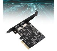 Ejoyous USB3.2 Expansion Card Desktop Expansion Card with ASM3142 Chip 10Gbps Type C and Type A PCIe Hot Plug 15Pin Power for PC Builder Office Workstation