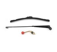 Ejoyous UTV Manual Windshield Wiper, Universal Replacement Kit with Low Noise and No Scratch Design, for Most UTV Hard Coated Polycarbonate or Glass Windshields