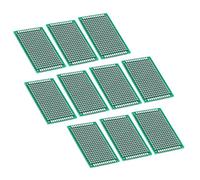Ejoyous Versatile Prototype Board, 4 X 6cm, Double Sided Design for Point to Point Soldering, with Easy Reference, Flux Treated for Universal Circuit Board, Great for Building