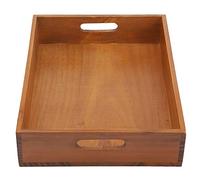 Ejoyous Vintage Storage Pine Retro Wood Grain 13.2 9.6 2.8 Inch Garden Wooden Planter Pot Box, Smooth Edge Design, Optimal Plant Growth, Effortless Access, Comfortable Storage, Create a