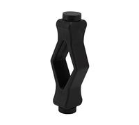 Ejoyous Washer Door Prop, Removable Front Load Washing Machine Door Prop, Mouth Shape Magnet Washer Door Stop Prop Avoid Holdy Moldy to Prevent Odors for Washing Machine Drying Washer (Black)