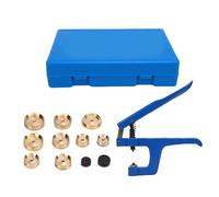 Ejoyous Watch Press Tool Set, Heavy Duty Hand Construction with 11 Interchangeable Dies for Round Watch Back Repair and Battery Replacement