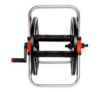Ejoyous Water Pipe Shelf Hose Reel Rack Garden Hose Organizer 35m Capacity Portable Foldable Handle for Gardening 17.5 X 13.7 X 17.3inch with Thick Brackets Large Storage