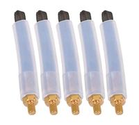 Ejoyous Welding Bead Cleaning Brush, 5PCS M6 Weld Seam Cleaner Welding Seam Polishing Brush Brass Head with Silicone Sleeve for Stainless Steel MIG TIG Spot Weld Polishing Machine (M6)
