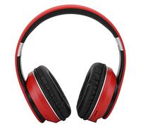 Ejoyous Wireless Bluetooth Stereo Headset Bluetooth Headphones ABS 40mm Drivers 5.0 10 to 12H Playtime Foldable Over Ear for Music Games Calls on Phone Tablet Computer (Red)