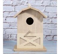 Ejoyous Wooden Bird House, Premium Craftsmanship, Innovative Wooden Bird Nests, Versatile Usage, Ideal Resting Spot, Unique and Decorative, Bite-Resistant Mini House Nesting